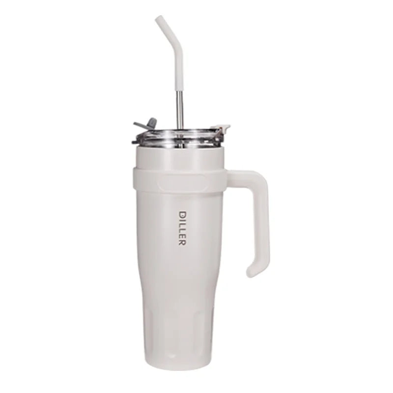 Hot Sale Tumbler with Straw and Handle Double Walled Insulated Travel Mug Perfect for Corporate Gifts Events and Bulk Orders
