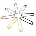 1000 Pcs Hand Sewing Metal Safety Pins 22mm Black Simple Durable Sewing Kit for Scarf Hijab