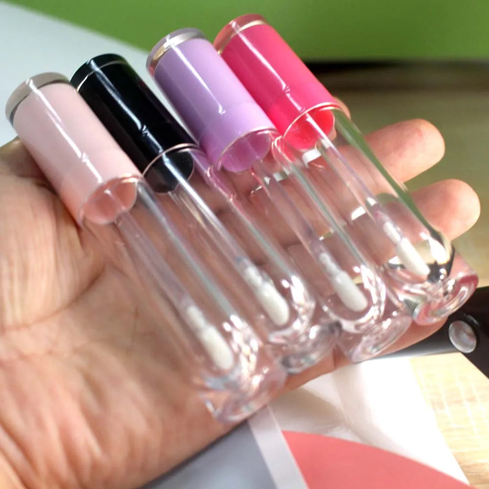 Wholesale Multi Color Plastic Empty Lip Gloss Tube Container Pink 8ml Lipgloss Tube With Customized Service