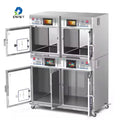 EUR VET Medical Equipment Stainless Steel ICU Veterinary Incubator Oxygen Cage for Sale