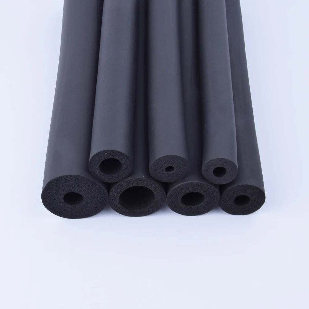Factory Price Air Conditioner Insulation Rubber Tube Foam Rubber Insulation Pipe for Copper Tube