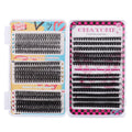 Eyelash Extensions Mink Cluster Lashes Wholesale Private Label DIY Lash Cluster Verlangerung Kit Custom Logo