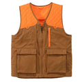 Front Loading Game Bag Pocket Canvas Solid Polyester Lightly Padded Upland Hunting Vest Outdoor Sports Autumn Shooting