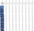 Hookei Display PP Clips Stripss Snacks Hanger Plastic Retail Price Strips Holder for Retailing