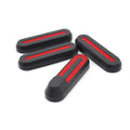 King Sunny 4 Pcs Plastic Reflective Stickers Decorative Shell for Xiaomi M365 Electric Scooter Parts Escooter Accessories