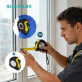 Subbank Sublimation Retractable Smooth Function Measuring Tape Distance Meter Abs Anti-Fall Office Household Steel Tape Measure