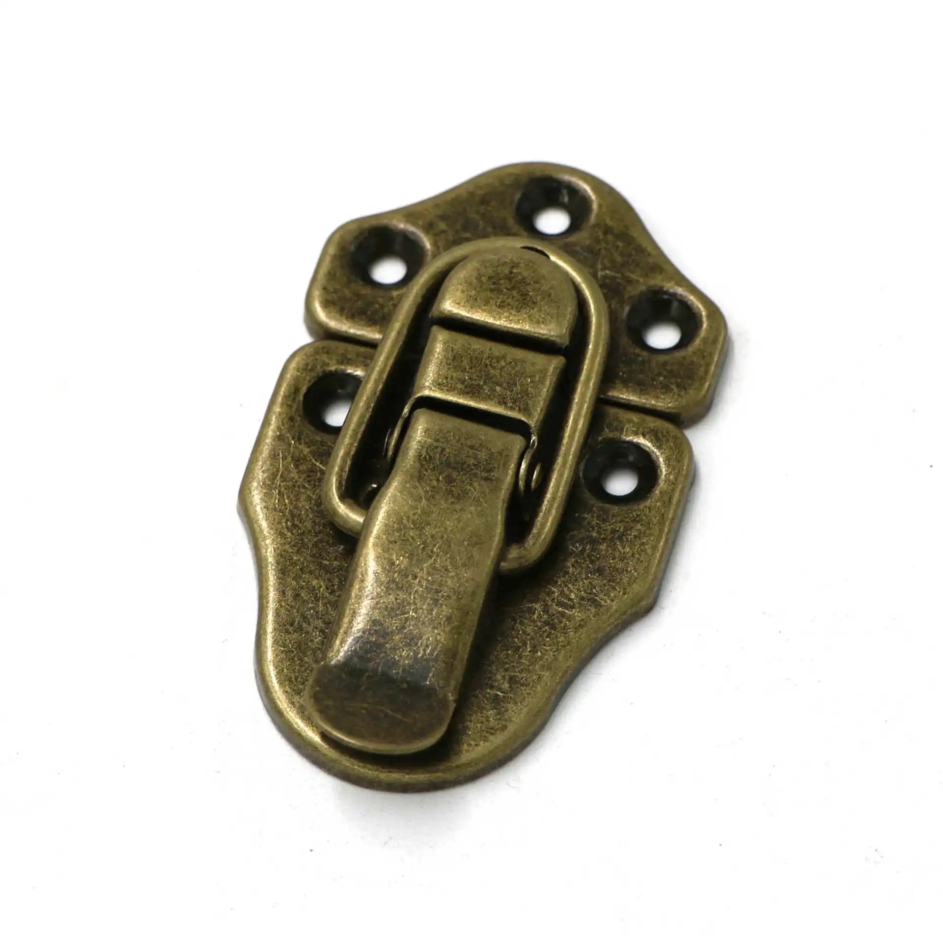 OEM ODM Exquisite Steel Stamping Luggage Metal Locks Galvanized Zinc Iron Toggle Latch Buckles Toolbox Locks