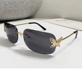 STY81093 New Rimless Fashion Sun Glasses Butterfly Square Ladies Wholesale Sunglasses