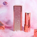 Yueshunxing 12.1mm Glitter 3.5g Leather square Luxury Lip Balm Stick Containers Empty Lipstick Containers