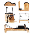 Wood Pilates Chair Reformer Cadillac Ladder Barrel Cadillac Trapeze Corrector Pilates Equipment Set