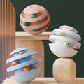 Eco Friendly Pet Toy Cat Tower Training Amusement Plate Kitten Tower Tracks Disc Cat Intelligence Disc Cat Turntable Tumbler