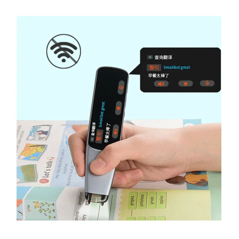 2.98 Inch Portable Scanmarker Air Pen Scanner Educational OCR Technology Voice Translator Language Learning French Translation