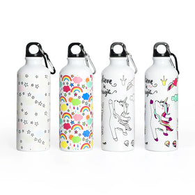Wholesale 500ml Cartoon Aluminium clear Sports Cold Children Custom Water Kids Drinking Bottles