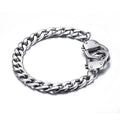 Bracelet En Acier Inoxydable Wholesale Personalized Jewelry Luxury Stainless Steel Handcuff Bangle Bracelets Men