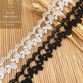 Garment Accessories Accessories Polyester bar Code Computer Embroidery Water-soluble Lace Can Be Worn Ribbon