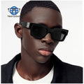 Teenyoun Ink Painting Fashion Women Trendy Shades Vintage Retro Custom Square 2023 Sun Glasses Sunglasses
