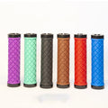 MAXFORD Bicycle Handlebar Grips Lock-On Anti-slip Shock Absorption MTB Double Lock Ring for Retro Folding Bike Grip