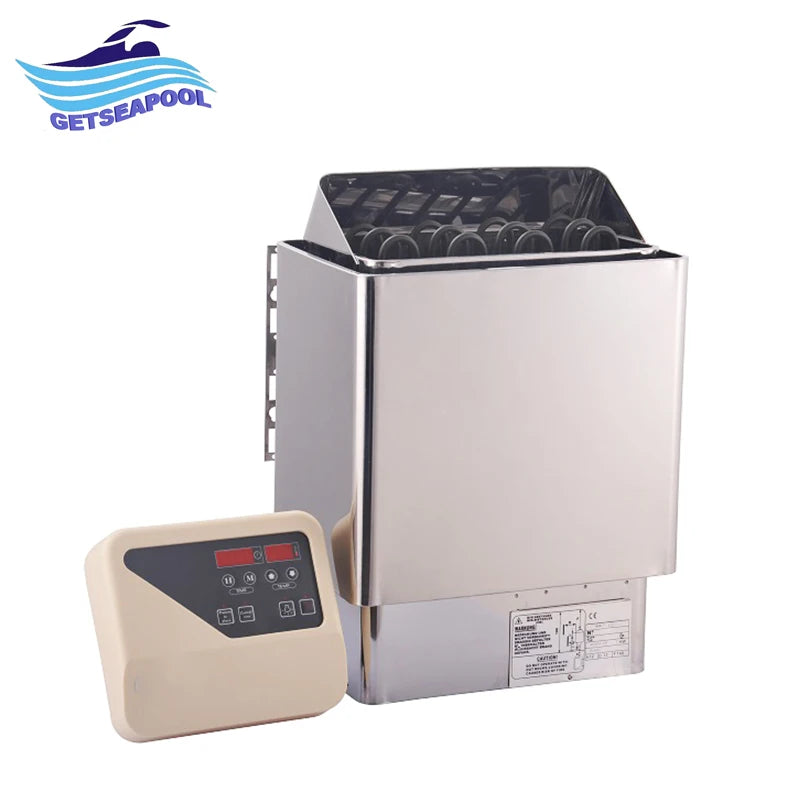 9KW 12KW Sauna Heater With Digital External Controller Dry Steam Used for Sauna Room