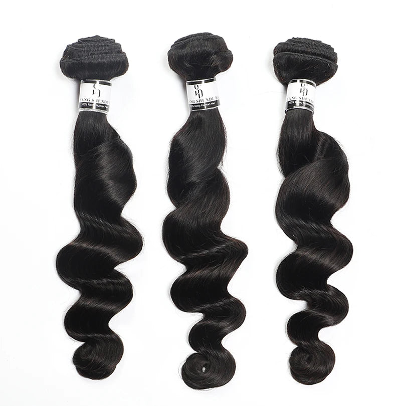 Remy 100% Human Hair Extensions Bundles Vietnam Hair Bundles Wholesale Bulk Loose Wave Cheap Hair Bundles for Black Women