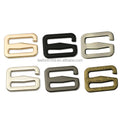 Stock Supply Bag Hardware Accessories 6 Colors 25mm 1.0 Inch Zinc Alloy Adjustable Bag Buckle Hook
