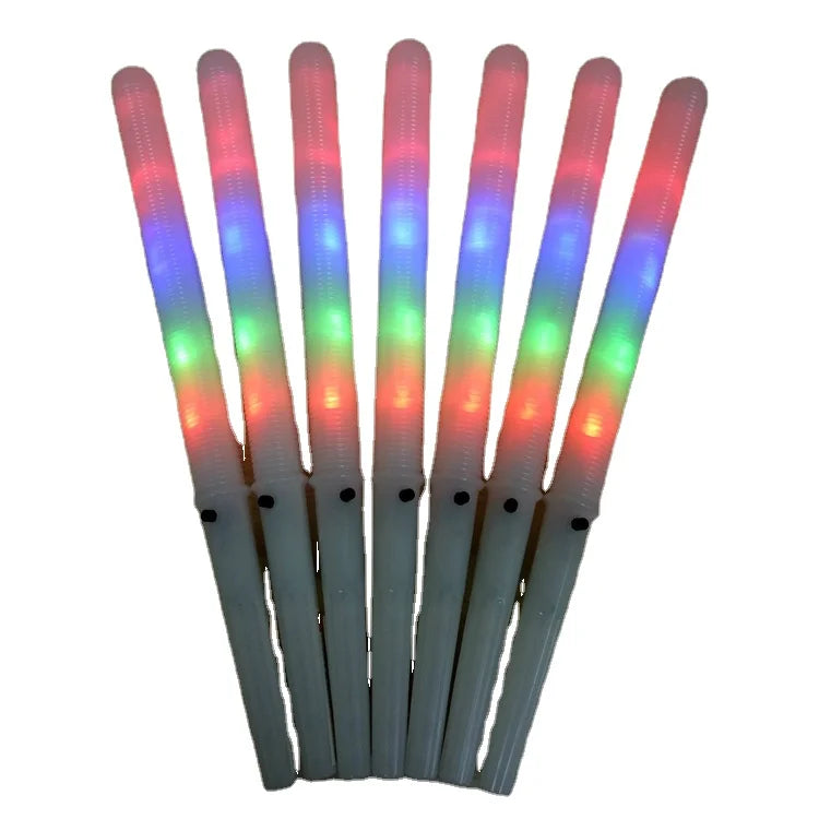 Party Favors Plastic Cotton Candy LED Light Stick Colorful Luminous Marshmallow Glow Sticks