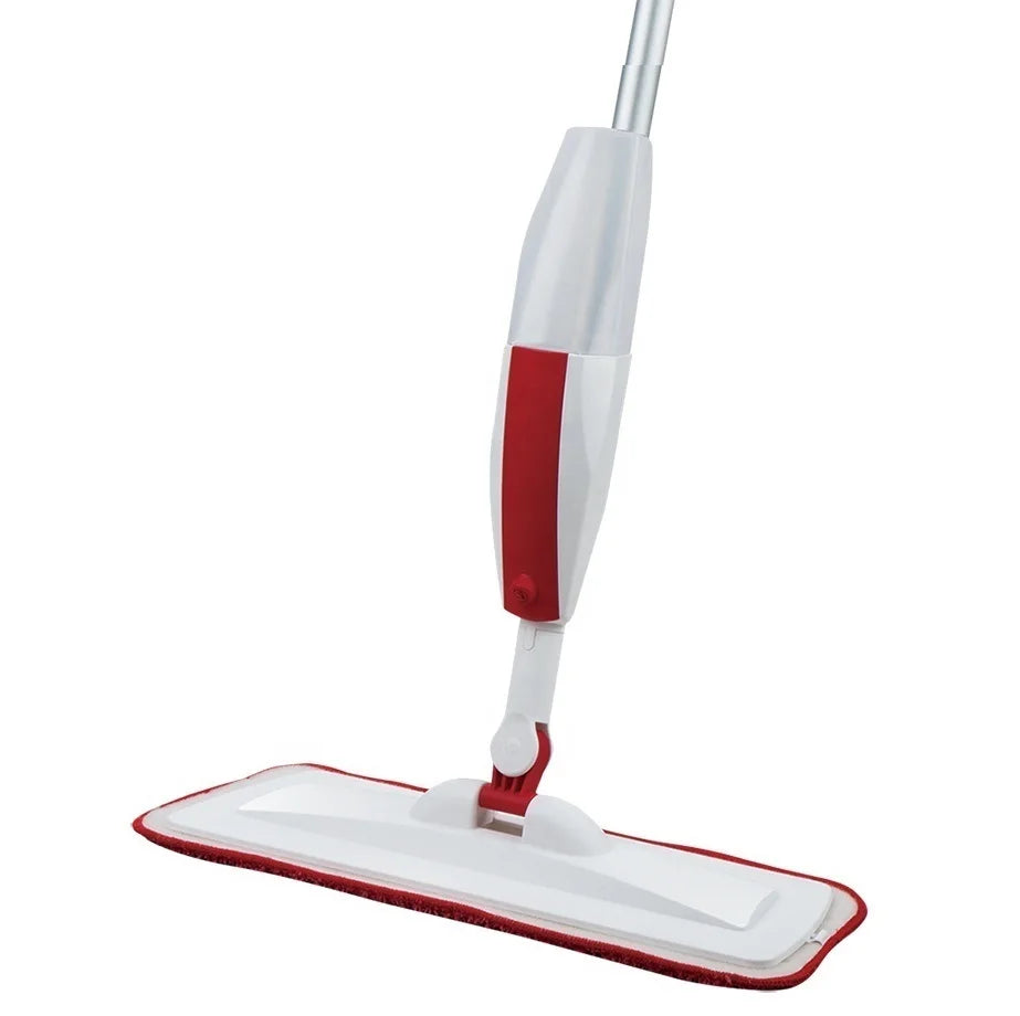 Free-Hand Household Eco-Friendly Microfiber Flat Spray Mop 2-in-1 360ML Capacity 4-Side Wringing Foldable Aluminum Pole Easy