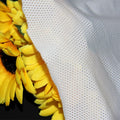 Customizable Breathable Lightweight 100% Polyester Warp Knitted Sports Mesh Elastic Fabric for Girls