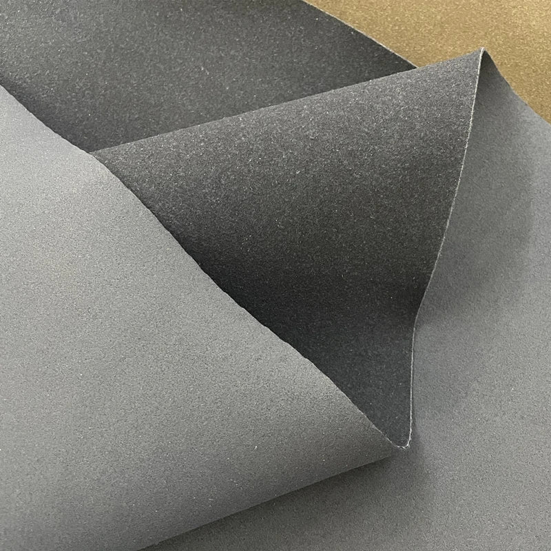 1.4mm Thickness Flocked Genuine PU Artificial Suede Leather for Shoes Bags Gloves Furniture Upholstery Golf-Abrasion-Resistant