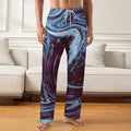 Men's Baggy Home Pajamas Pants Custom Printed 95% Polyester +5% Spandex Men Pajama Pant