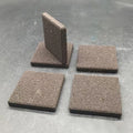 Reef Product Eco-Friendly Square Ceramic Coral Frag Plate 40x40x6mm Thickness Aquarium Accessories
