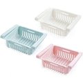 Multifunctional Telescopic Hanging protection Kitchen Refrigerator Storage Box Refrigerator Drawer Shelf Saves Space