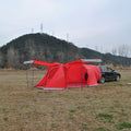 Portable 6-Person Outdoor Family Camping Car Awning Tent CXZ-566 SUV Tent with Double Layers for Rear Car Tent Trailer Tent