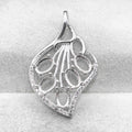 Sterling Silver 4*6/5*7mm Semi Mount Pendant Empty Frame Blank Support Setting S925 Base Hold Without Center Stone for DIY Inlay