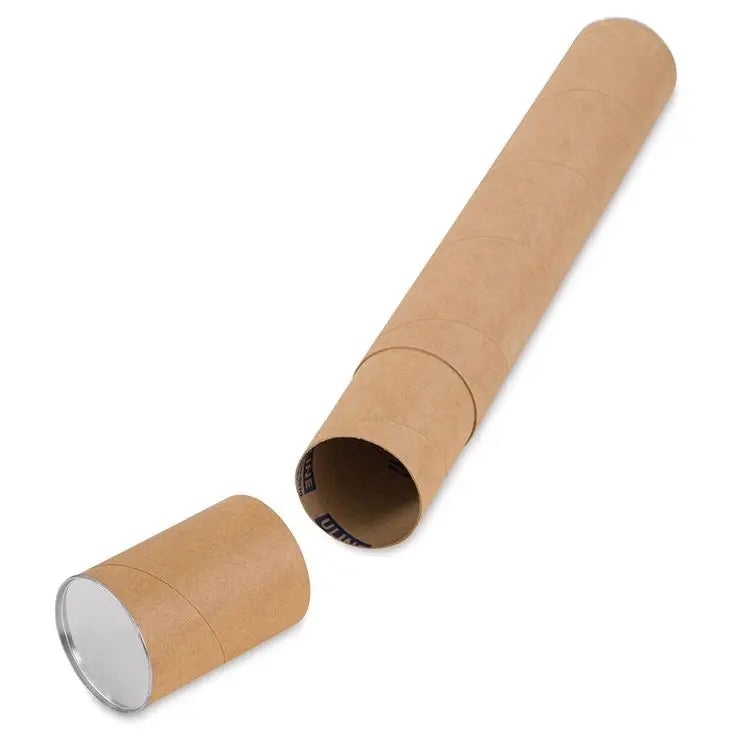 Custom  Recycled Eco Friendly Paper Cardboard Canister Kraft Telescopic Mailing Tube
