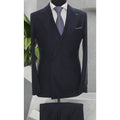 New Men Suits Italian One Button Double Breasted Black Tailor-Made Blazer Pants Set Business With Party Wedding Suits for Men