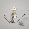 LED Night Light Source LED Chip PCB Board for DIY Wood Light Base 5V USB PCB Light Panel 31mm Touch Dimmer Rechargeable Battery