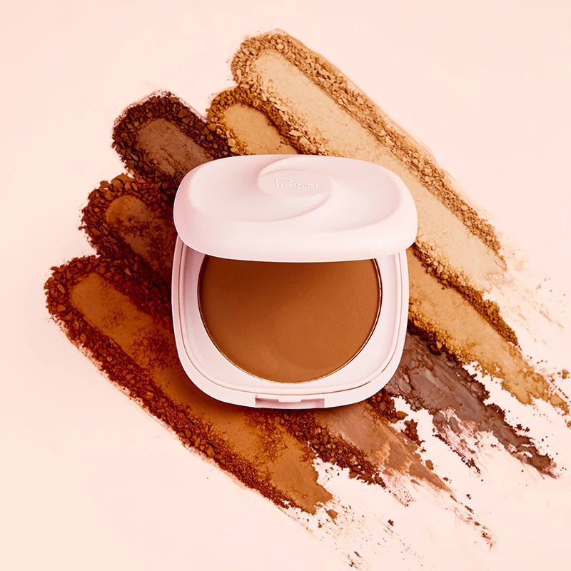 Free Sample Wholesale 2025 New Arrival Lasting Waterproof Pressed Face Powder Oil-Control Makeup Setting Powder