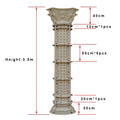 Latest Wholesale Factory Price Reuse Cast-in-place Concrete European Roman Pillar Columns Molds for House Column Decorative