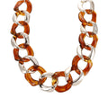 Fashion Resin Plastic Link Chain Wholesale Hip Hop Acrylic Gold Plated CCB Big Chain Choker Collar Necklace Women 2025 Jewelry
