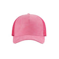 Custom Spring Summer Baseball Cap Suede Breathable Mesh Sports Cap Solid Color 5 Panel Trucker Hat
