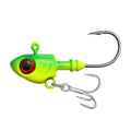 Fish Type Lead Head Hook Surf 3.5g-33g 3d Fish Eyes Luminous Lead Head Hook