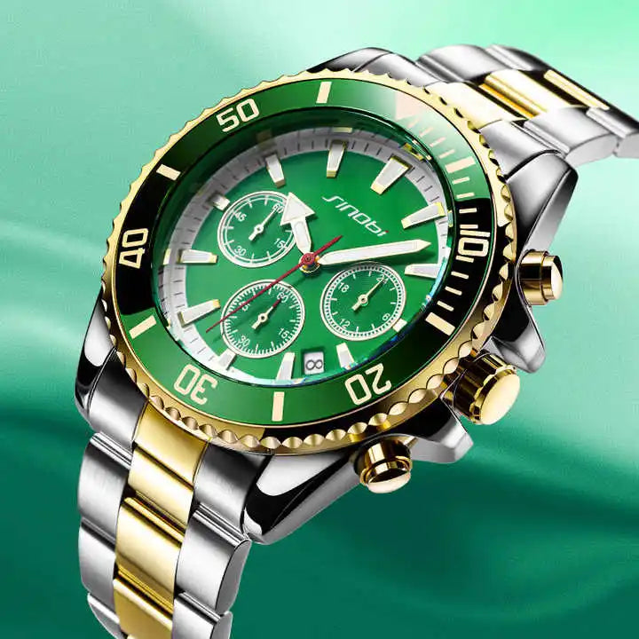 Luxury Men's Watches Waterproof Quartz Timekeepers Stylish Brand Watches Men Stainless Steel Durability Watches