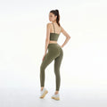 2024 Private Label Quick Dry Sportswear Sexy Soild Colour Yoga Set