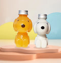 Stock Ready Cute 8oz 10oz 16oz Empty Cartoon Milk Tea Bottle Puppet Dog Shaped Thickened Net Red Juice Drink Milk Tea Milk Cup