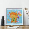 DIY 5D Diamond Painting Kits for Kids Cartoon Crystal Diamond Painting Cow Home Decoration Wall Art Diamond Art