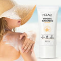 China Factory 100% Natural Sun Screen Non-greasy Hydrating Mineral Sunblock for Body Whitening Facial Sunscreen Spf 50 Korean
