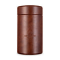 CIGARLOONG Leather Material Sealed Wet Lock Cedar Chips Large Diameter Capacity Cigar Tube Hygrometer Humidifier Portable