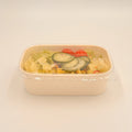 Eco-Friendly Disposable Kraft Paper Box Popular Take-Away Dinner Container with Lid for Sushi Made From Recycled Materials