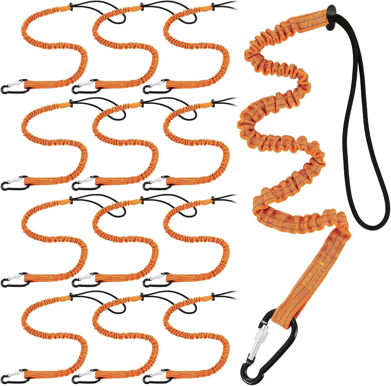 Safely Secure Your Hand Tools at Heights with This Retractable Bungee Cord & Tool Lanyard Secure All Hands Tools