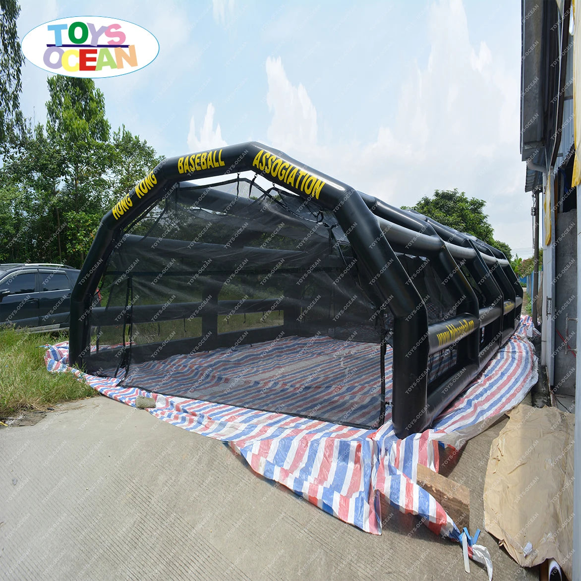 Inflatable Batting Cage Net Baseball Sport Games Golf Target Field